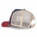 Casquette Homme COCK Bleu et Rouge