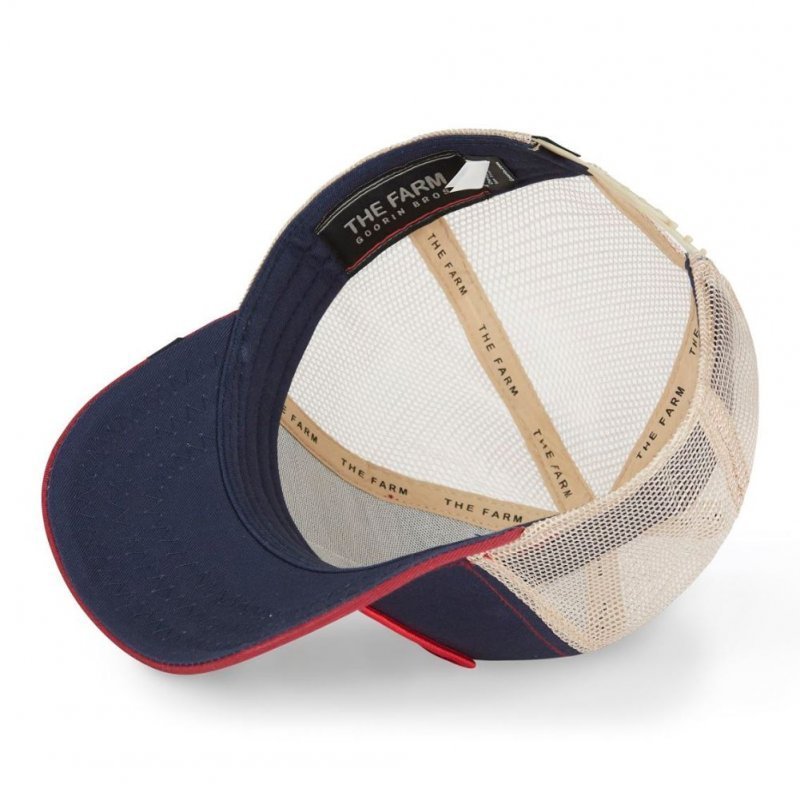 GOORIN BROS Casquette Homme Coton COCK Bleu Blanc Rouge