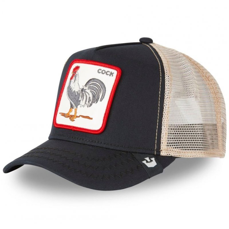 GOORIN BROS Casquette Homme Coton COCK Noir Beige