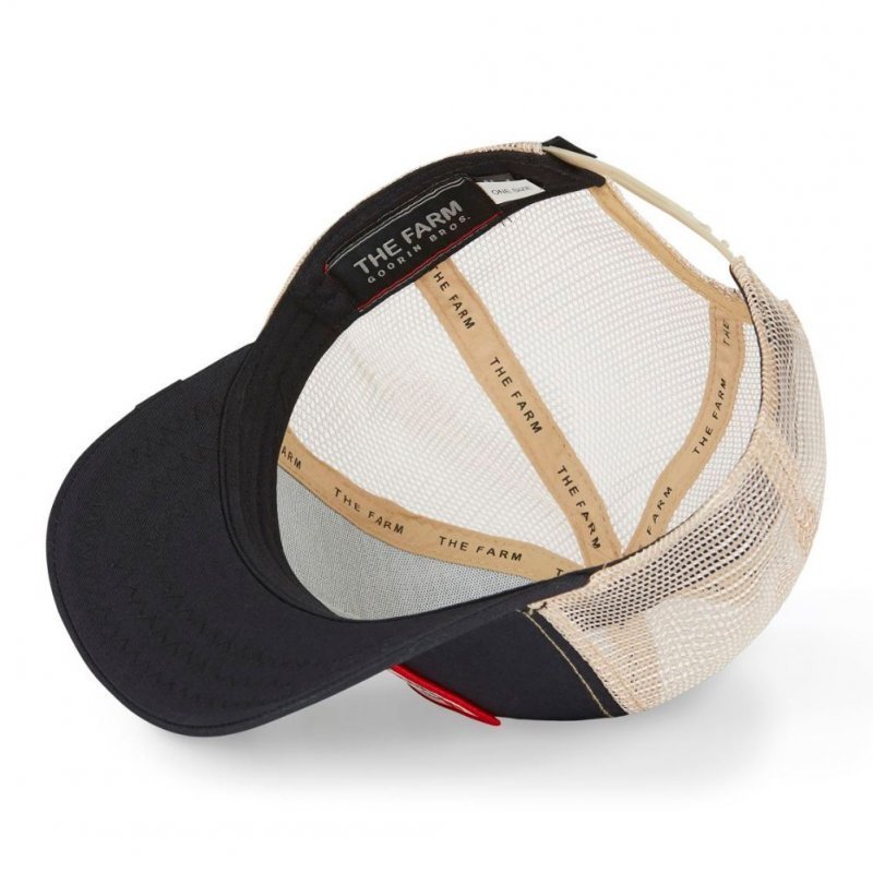 GOORIN BROS Casquette Homme Coton COCK Noir Beige