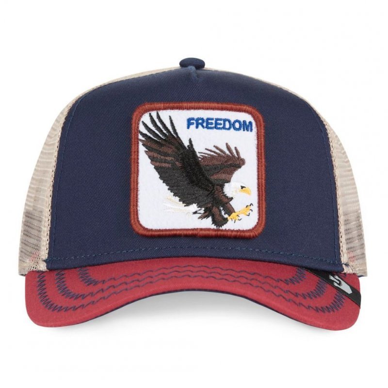 GOORIN BROS Casquette Homme Coton EAGLE Bleu Blanc Rouge