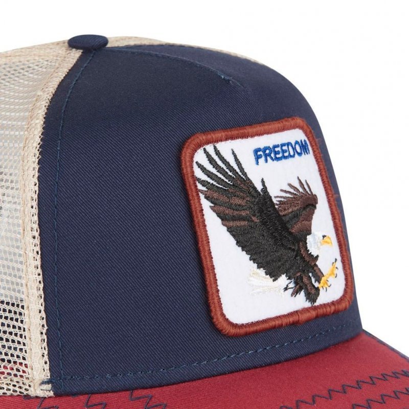 GOORIN BROS Casquette Homme Coton EAGLE Bleu Blanc Rouge