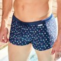 ATHENA Boxer Bain Moulant Homme WAVES Bleu Marine