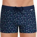 ATHENA Boxer Bain Moulant Homme WAVES Bleu Marine