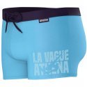 ATHENA Boxer Bain Moulant Homme WAVES Bleu Turquoise