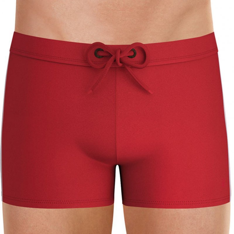 EMINENCE Boxer Bain FIBRES RECYCLÉES Homme UNI Rouge