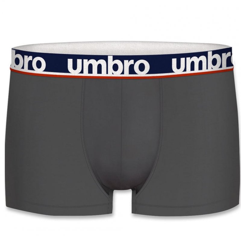 UMBRO Boxer Homme Coton BCASS2 Gris