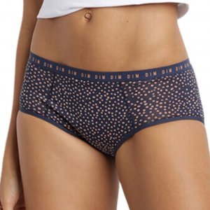 DIM Boxer menstruelle Femme Coton PROTECT Flux abondant Noir