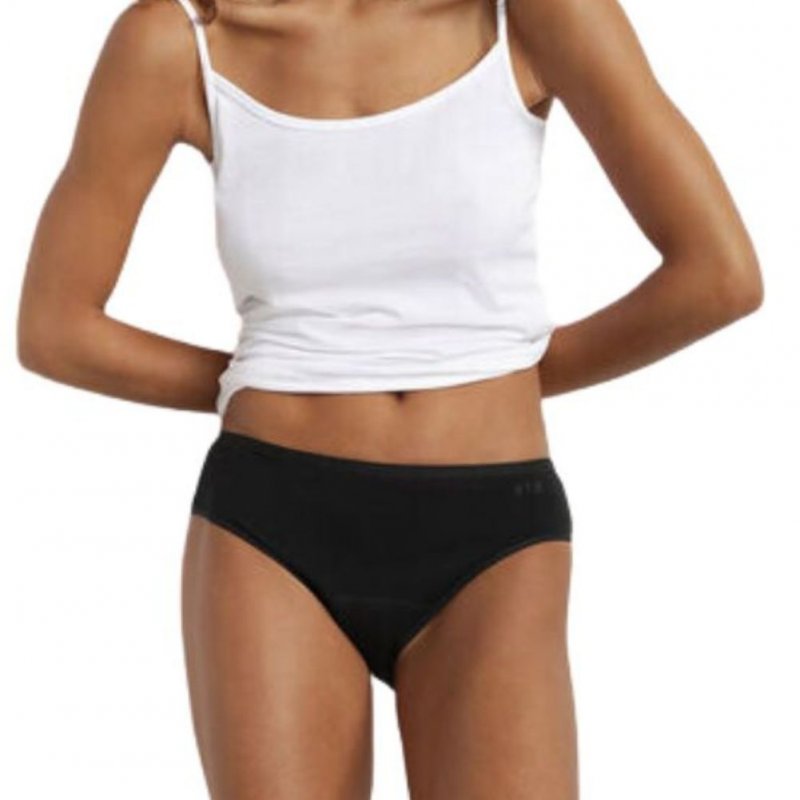 Slip Femme MOMENTS OUPS Noir et Uni