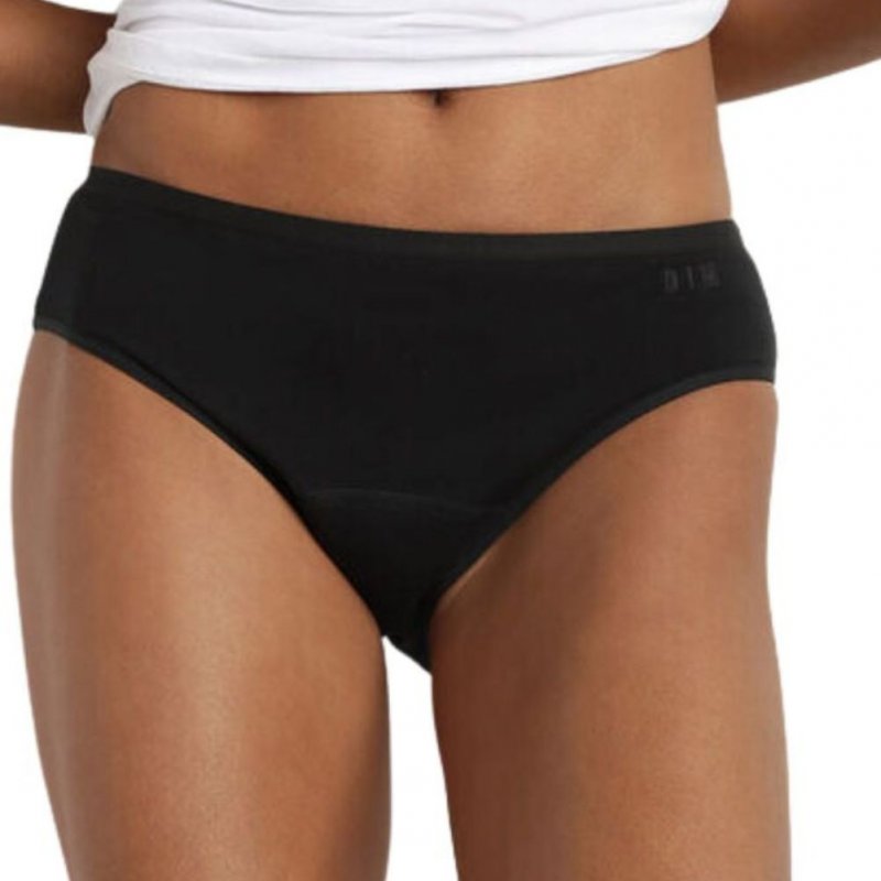 Slip Femme MOMENTS OUPS Noir et Uni
