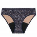 DIM Culotte menstruelle Femme Coton bio PROTECT Flux moyen Polka