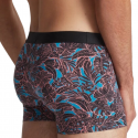 AUBADEMEN Boxer Homme Coton Modal NEOT Marron Bleu