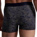 AUBADEMEN Boxer Homme Coton Bio MAPA Bleu marine Taupe