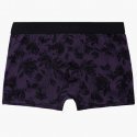 AUBADEMEN Boxer Homme Coton Bio BRUS Violet Noir