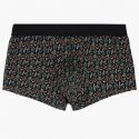 AUBADEMEN Boxer Homme Coton Bio NELI Noir Multicolore