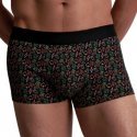 AUBADEMEN Boxer Homme Coton Bio NELI Noir Multicolore