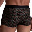 AUBADEMEN Boxer Homme Coton Bio NELI Noir Multicolore