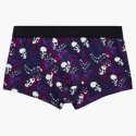 AUBADEMEN Boxer Homme Coton Bio FLOS Violet Noir