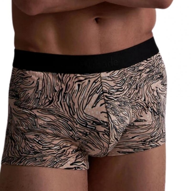 Boxer Homme FELN Noir et Taupe