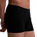 AUBADEMEN Lot de 2 Boxers Homme Coton Modal DUO LORO Rouge Noir