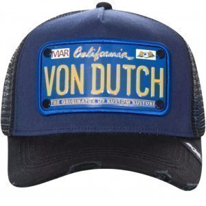 VON DUTCH Casquette Homme MicroCoton TRUCK 15 Noir Marine
