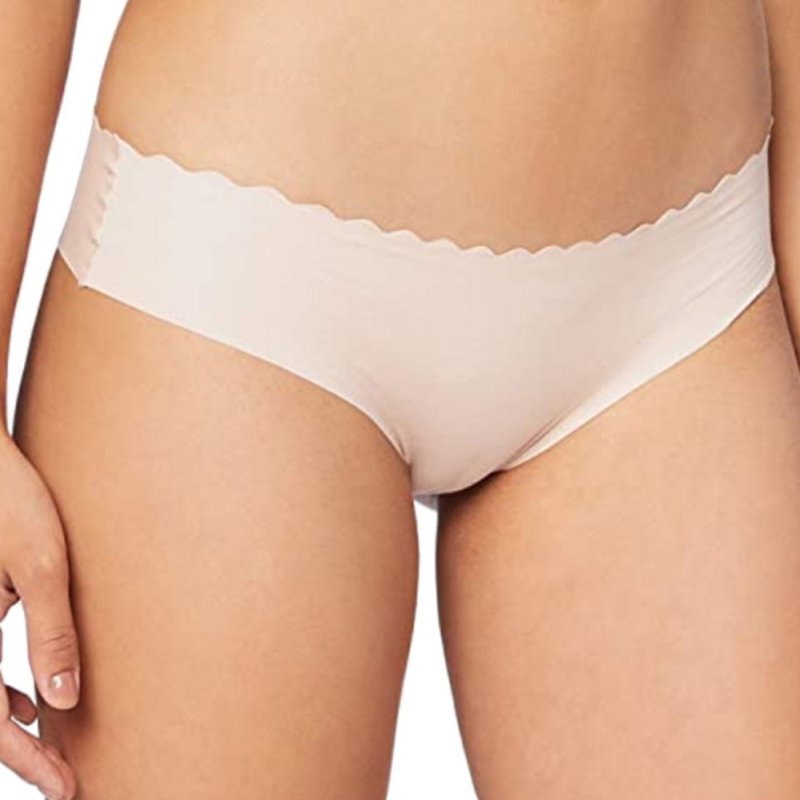 LOT DE 2 Boxer string Sous-vêtements Femme BODY TOUCH Beige et Grenat