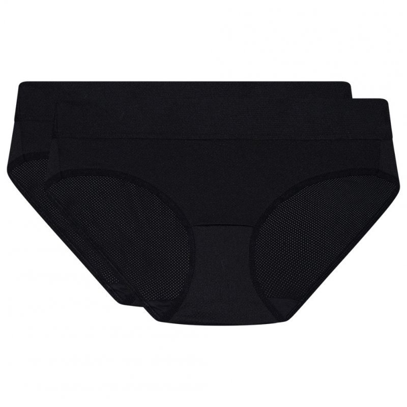 LOT DE 2 Culotte Sous-vêtements Femme SPORT Noir et Noir