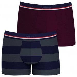 EMINENCE Lot de 2 Boxers Homme Coton FAIT EN FRANCE Gris Bordeaux