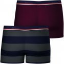 EMINENCE Lot de 2 Boxers Homme Coton FAIT EN FRANCE Gris Bordeaux