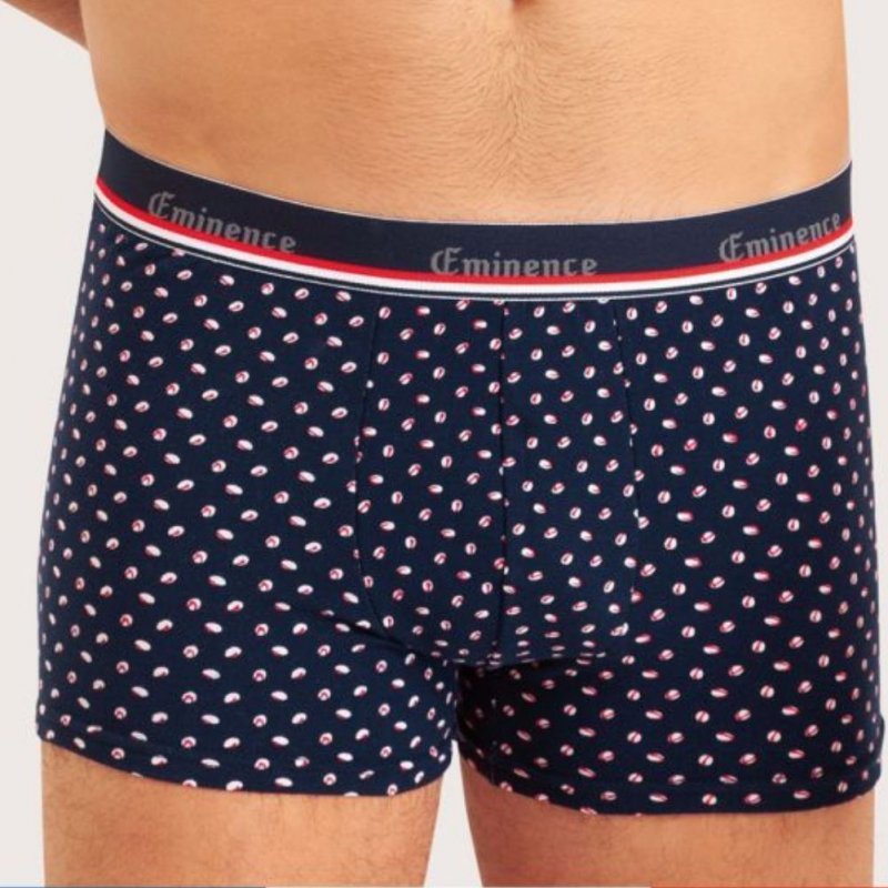 LOT DE 2 Boxer Sous-vêtements Homme MADE IN FRANCE Bleu et Anthracite