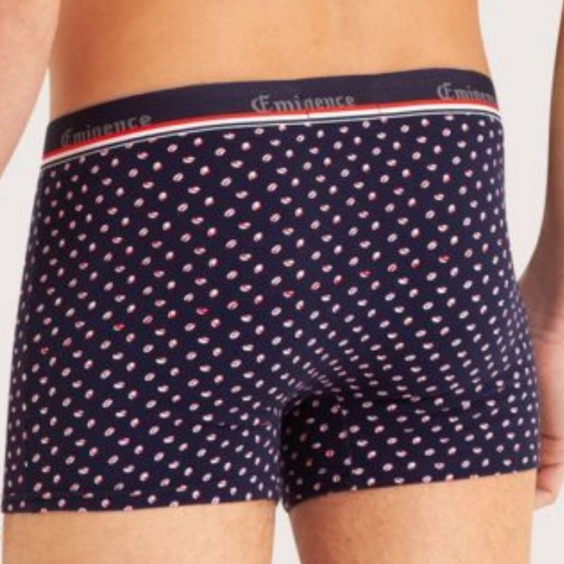 LOT DE 2 Boxer Sous-vêtements Homme MADE IN FRANCE Bleu et Anthracite