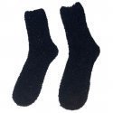 TWINDAY 2 paires de Chaussettes Femme Microfibre DOUBRIL Blanc Noir