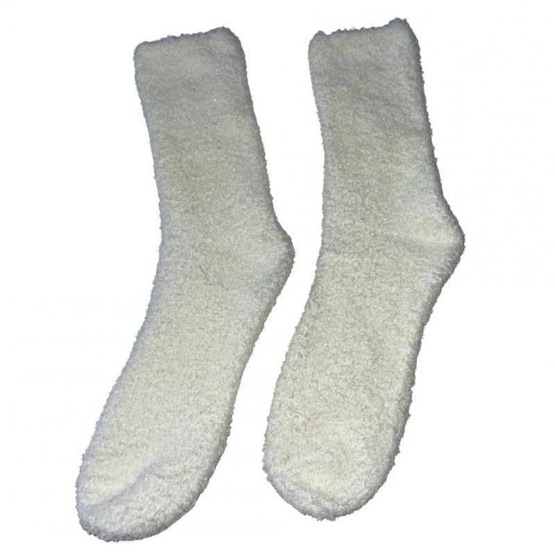 TWINDAY 2 paires de Chaussettes Femme Microfibre DOUBRIL Blanc Noir