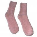TWINDAY 2 paires de Chaussettes Femme Microfibre DOUBRIL Violet Rose