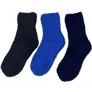 TWINDAY Lot de 3 paires de Chaussettes Femme Microfibre DOUBRIL Bleu Marine Gris