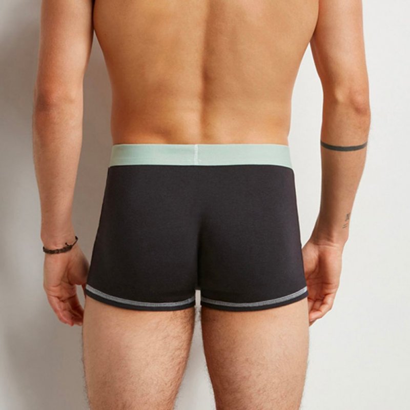 LOT DE 3 Boxer Sous-vêtements Homme MIX AND COLORS Noir et Amande