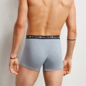 DIM Lot de 3 Boxers Homme Coton STRETCH Vert sauge Ocre Gris