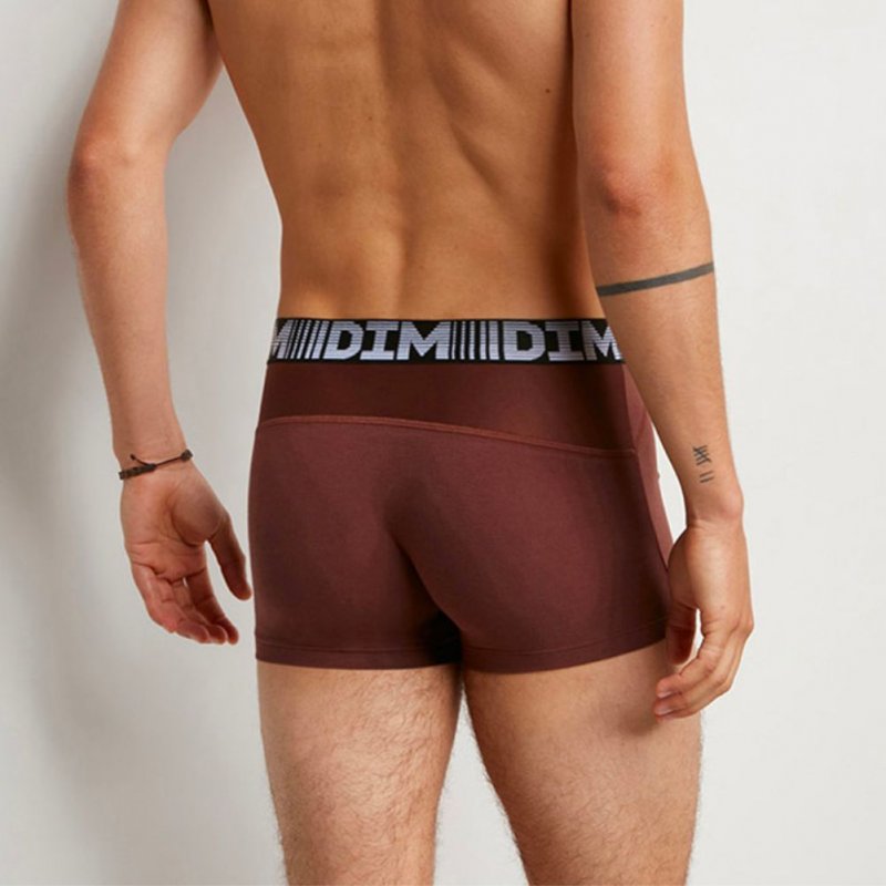 LOT DE 2 Boxer Sous-vêtements Homme 3D FLEX AIR Vert et Bordeaux