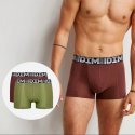LOT DE 2 Boxer Sous-vêtements Homme 3D FLEX AIR Vert et Bordeaux