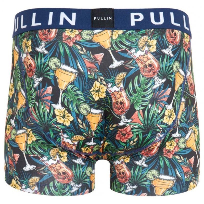 PULL IN Boxer Homme Microfibre DEARLOVE Bleu Multicolore