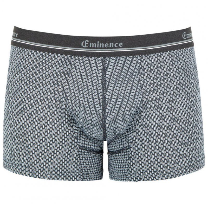 EMINENCE Boxer Homme Coton Absorbant SÉRÉNITÉ Cube 3D noir