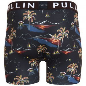 PULL IN Boxer Long Homme Microfibre VOLCANO Noir