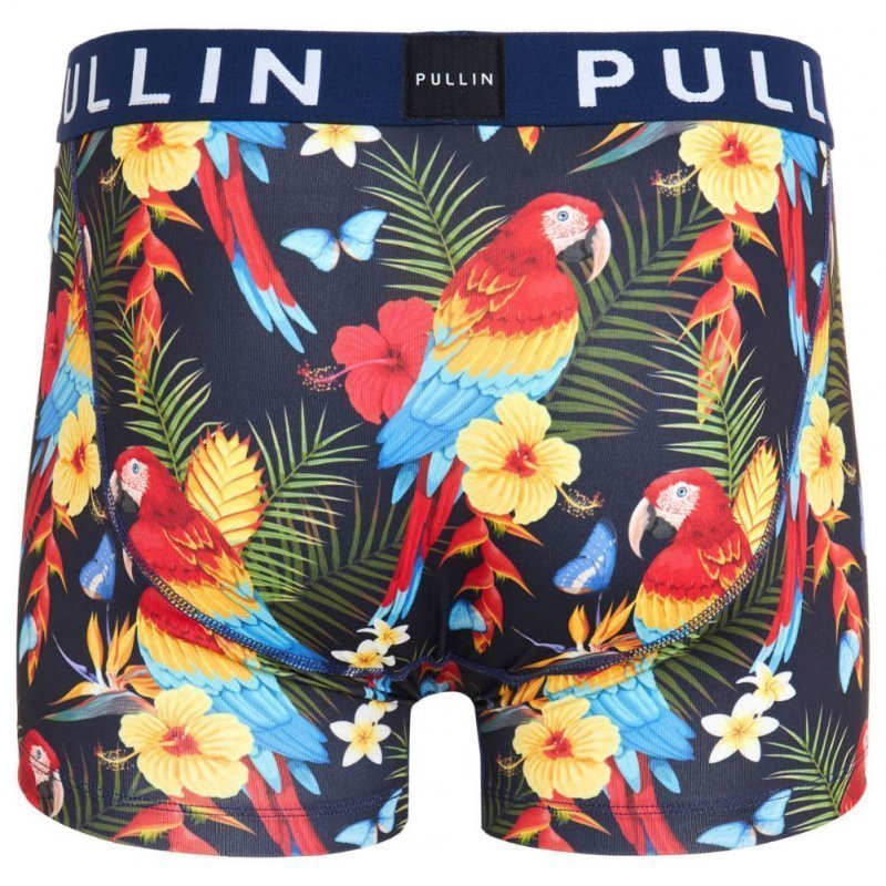 PULL IN Boxer Homme Microfibre COLORFULL Marine Multicolore