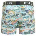 Boxer Homme CLIMBING Bleu et Kaki