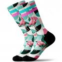 PULL IN Chaussettes Homme Coton FLAM70 Cyan Rose