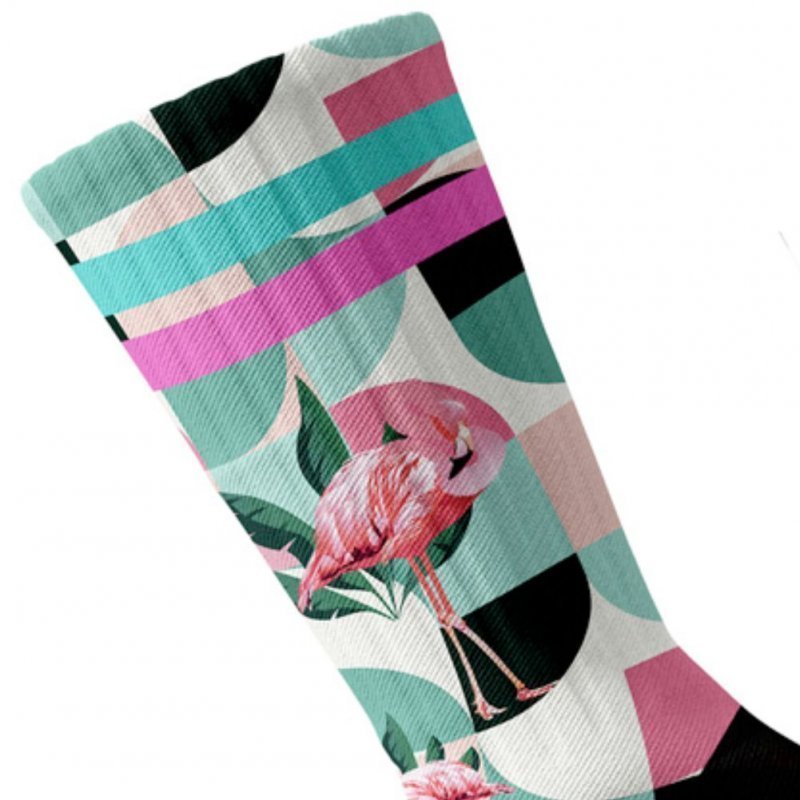 PULL IN Chaussettes Homme Coton FLAM70 Cyan Rose