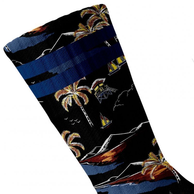 Chaussettes Homme VOLCANO Noir et Rouge