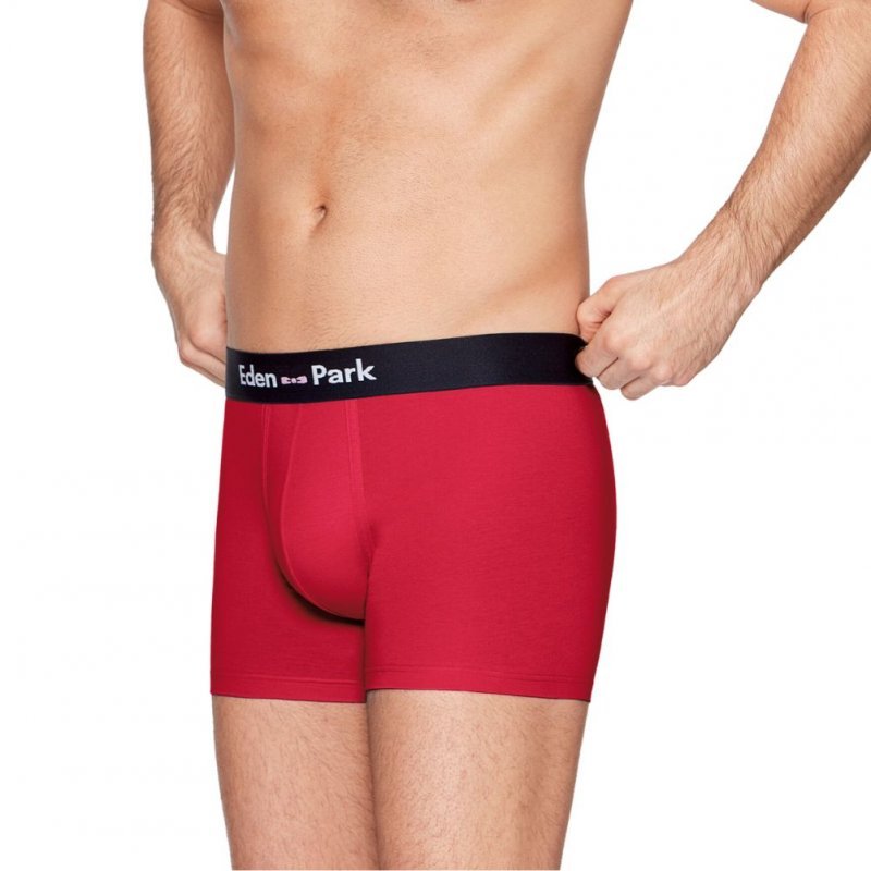 EDEN PARK Boxer Homme Coton ONE Cerise