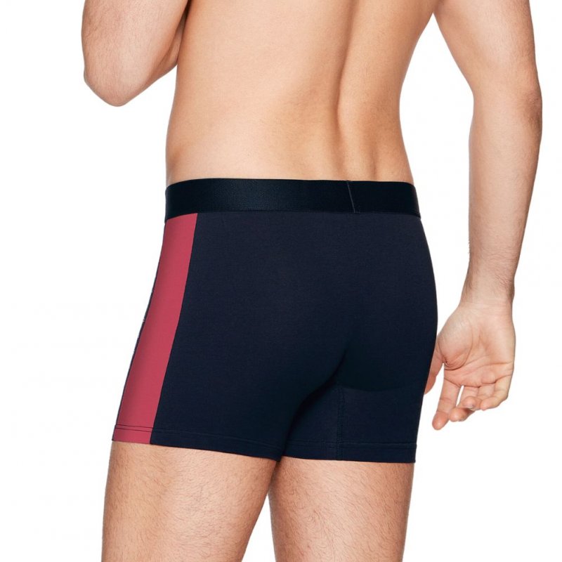 EDEN PARK Boxer Homme Coton CUISLOG Cerise Marine