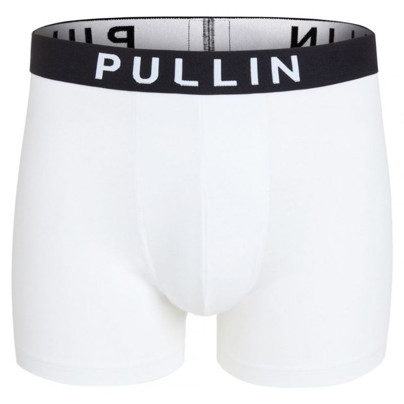 Boxer Homme UNI Blanc et Noir